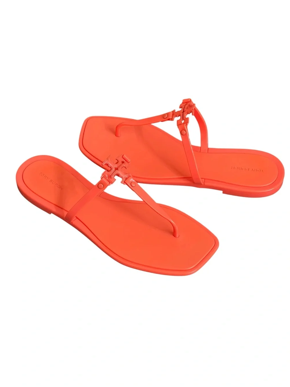 NWOB Tory Burch Roxanne orange Jelly Sandal size 9